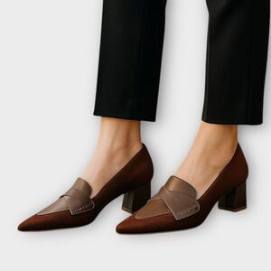 Women's Chunky Block Low Heels Pumps Work Office Dress Shoes Size 6